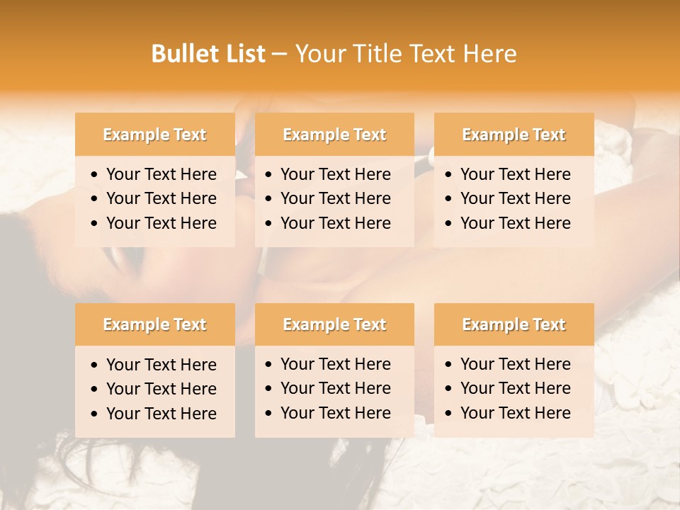 Profile Seasons Curly Hair PowerPoint Template