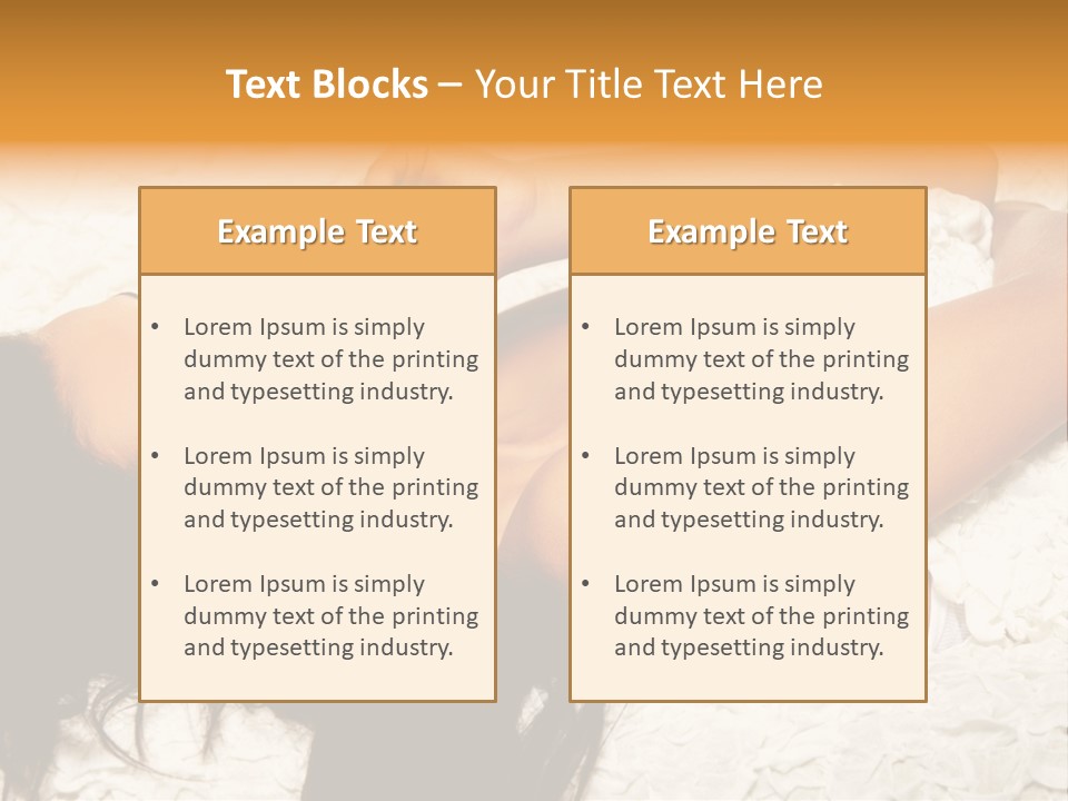 Profile Seasons Curly Hair PowerPoint Template
