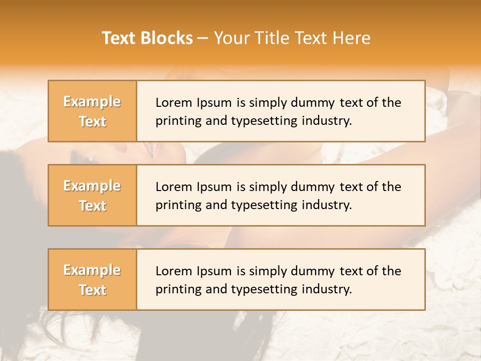 Profile Seasons Curly Hair PowerPoint Template