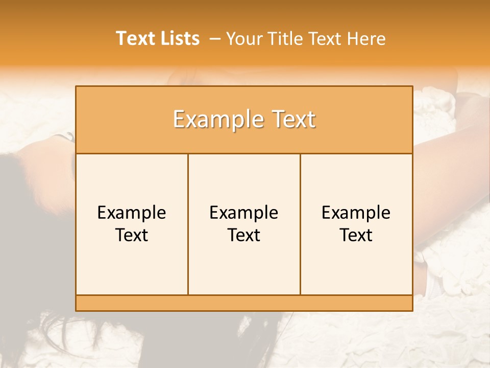 Profile Seasons Curly Hair PowerPoint Template