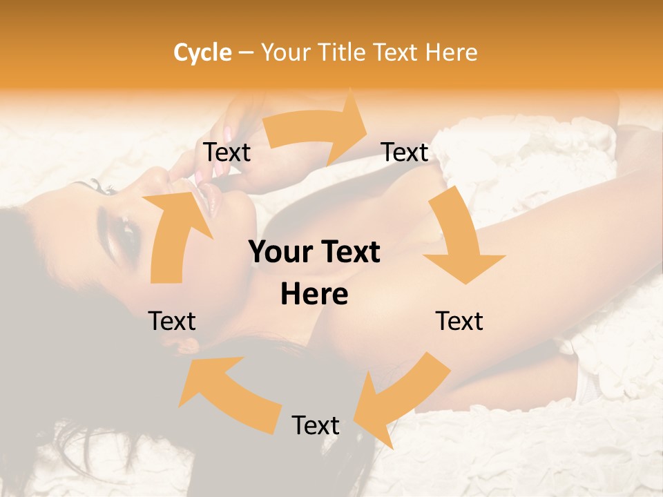 Profile Seasons Curly Hair PowerPoint Template