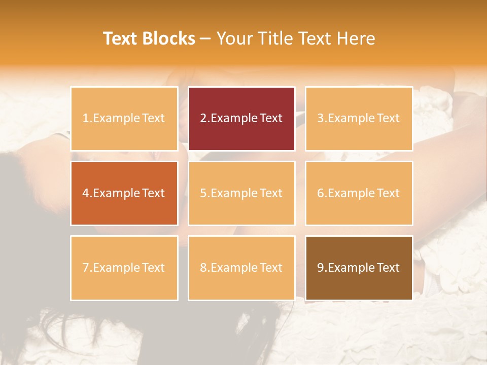 Profile Seasons Curly Hair PowerPoint Template