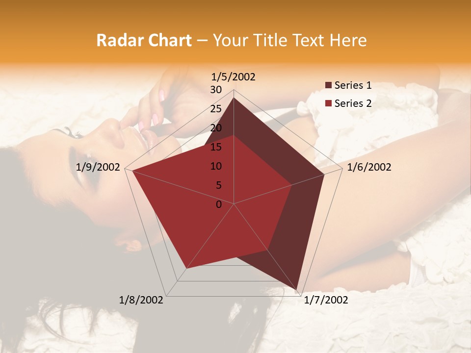 Profile Seasons Curly Hair PowerPoint Template