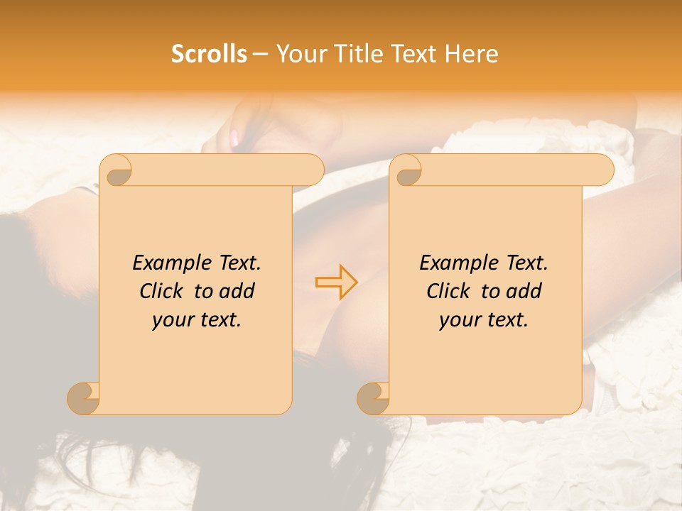 Profile Seasons Curly Hair PowerPoint Template