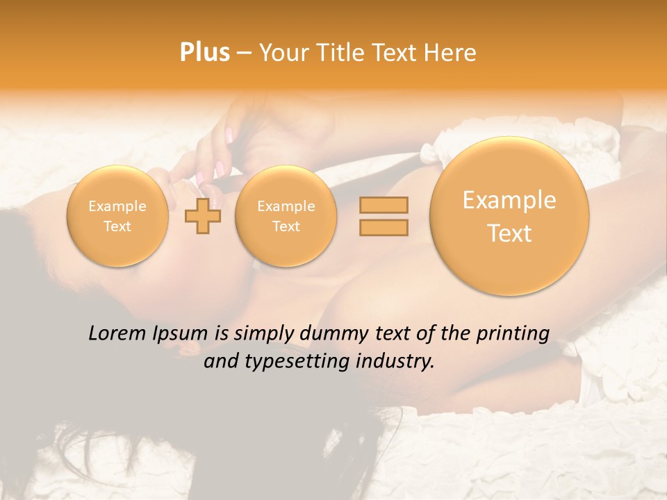 Profile Seasons Curly Hair PowerPoint Template