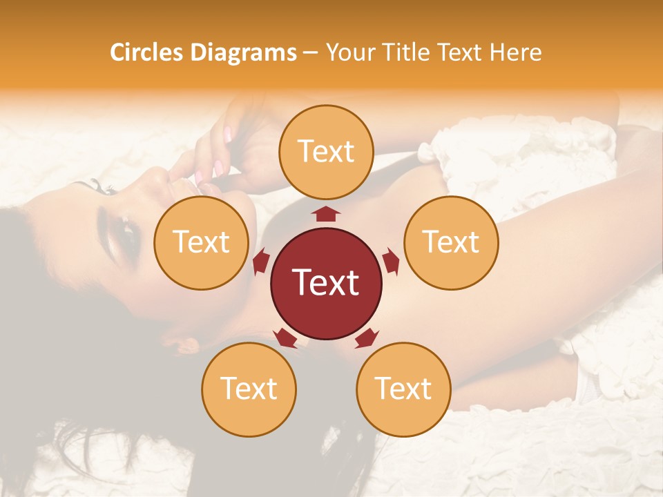 Profile Seasons Curly Hair PowerPoint Template