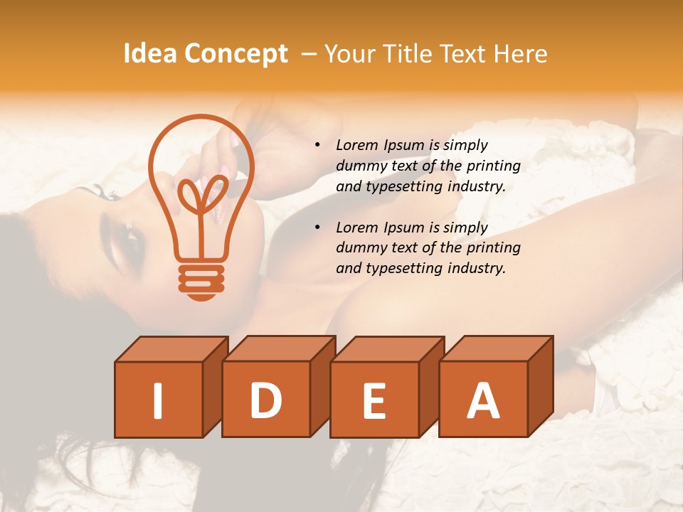 Profile Seasons Curly Hair PowerPoint Template