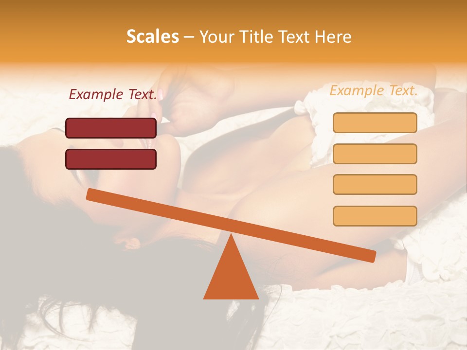 Profile Seasons Curly Hair PowerPoint Template