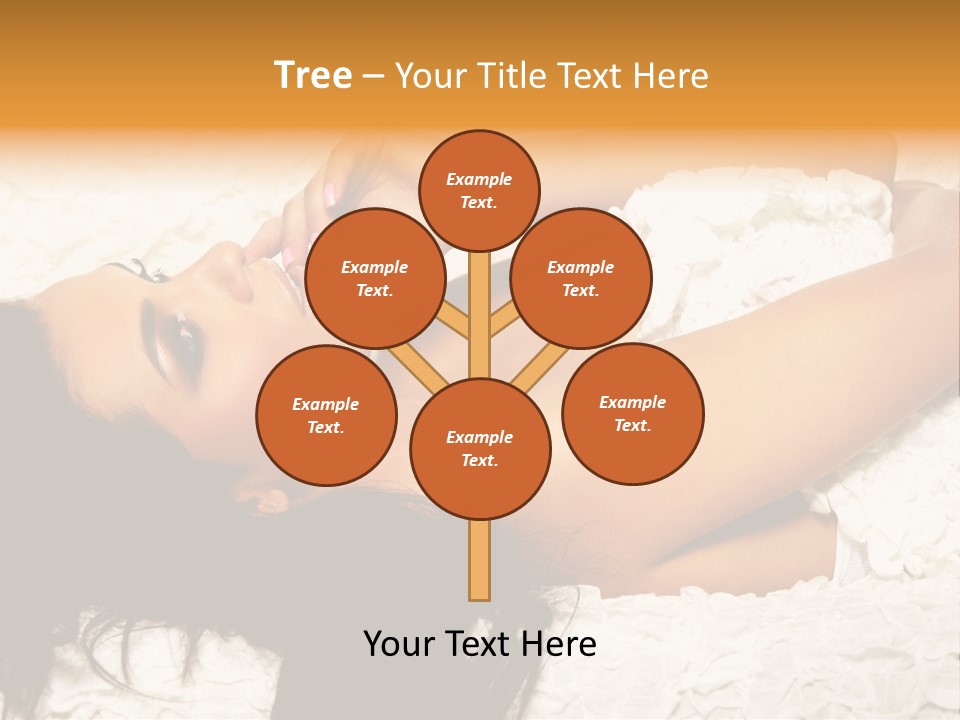 Profile Seasons Curly Hair PowerPoint Template