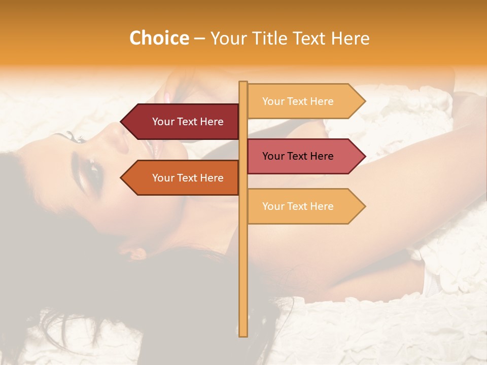 Profile Seasons Curly Hair PowerPoint Template