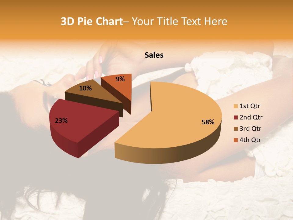 Profile Seasons Curly Hair PowerPoint Template