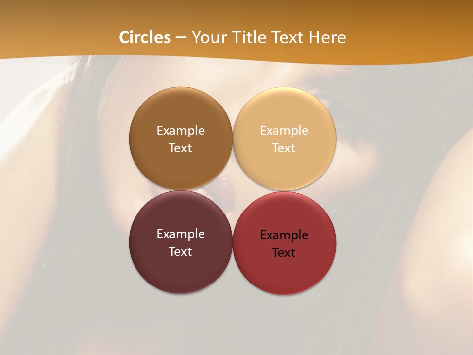 Light Studio Hairstyle PowerPoint Template