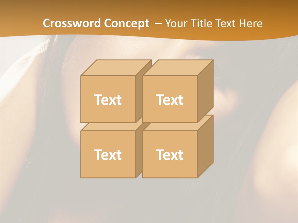 Light Studio Hairstyle PowerPoint Template