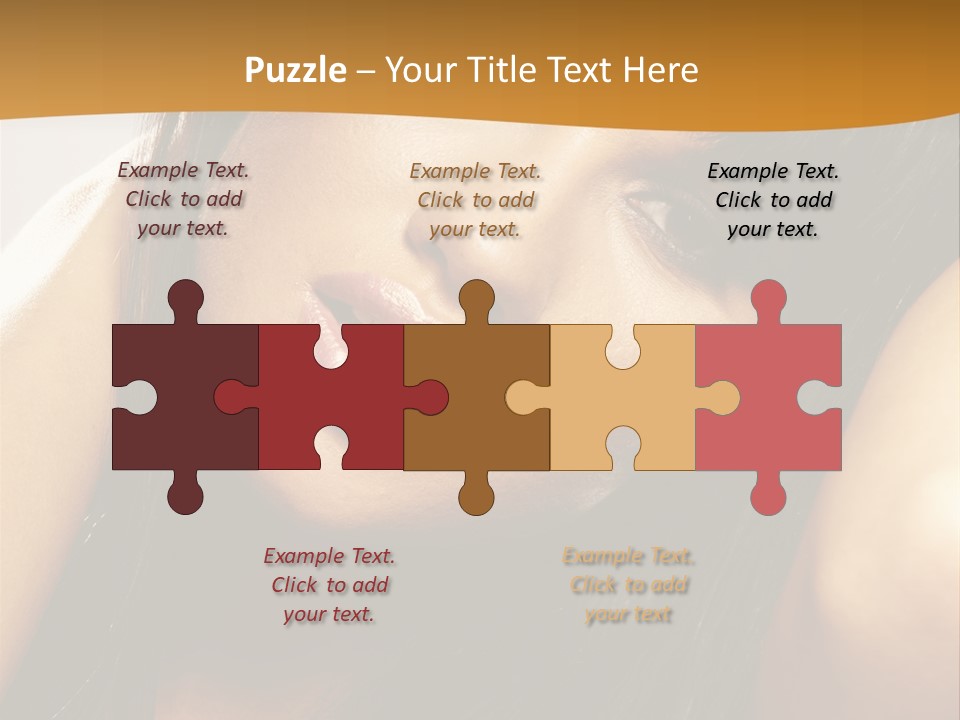 Light Studio Hairstyle PowerPoint Template