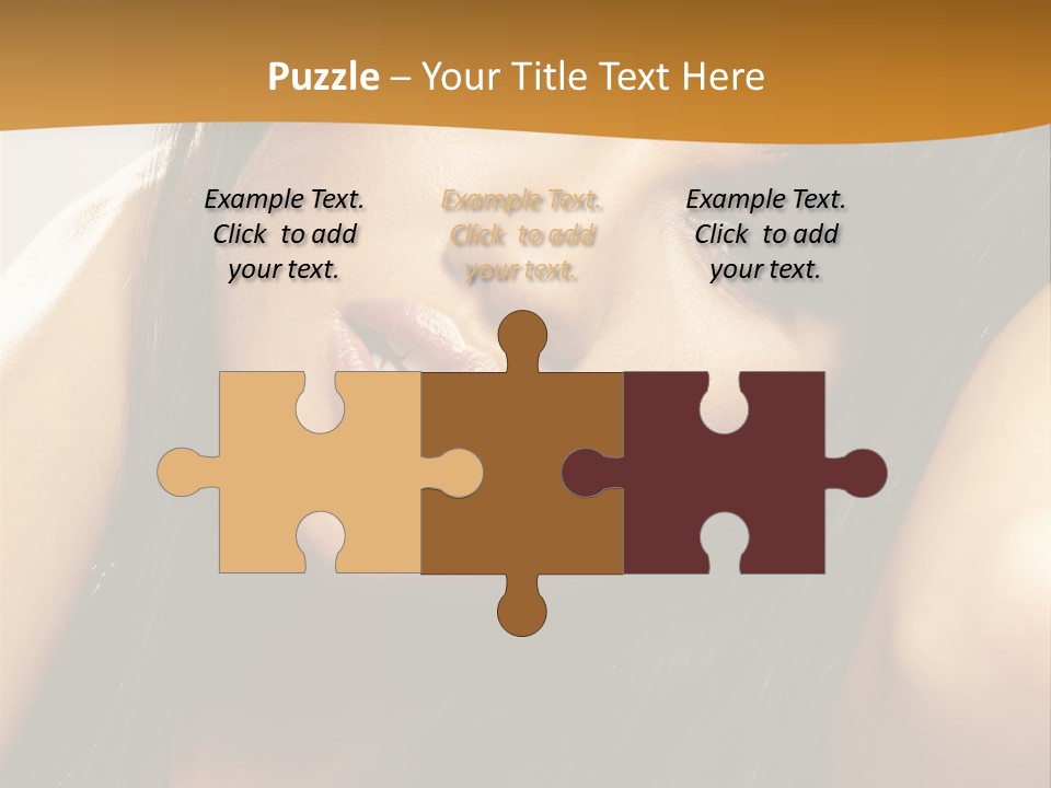 Light Studio Hairstyle PowerPoint Template