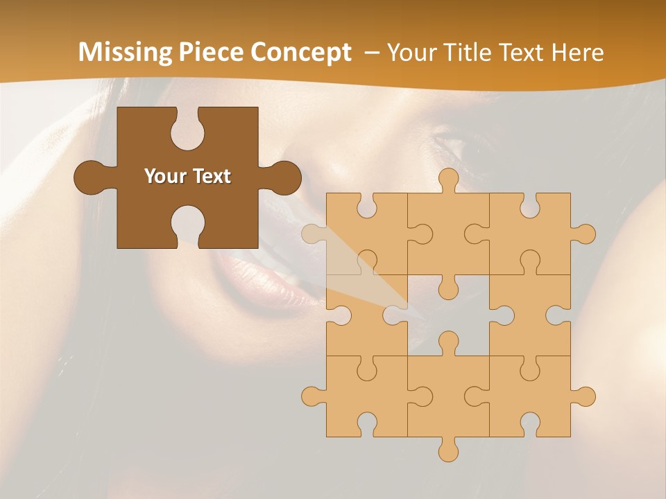 Light Studio Hairstyle PowerPoint Template