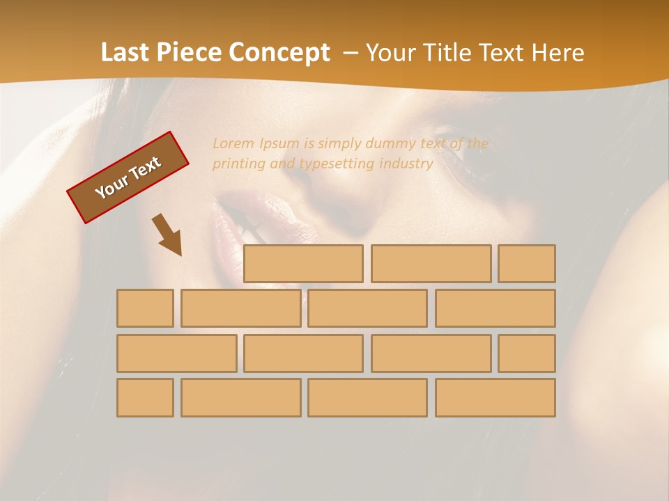 Light Studio Hairstyle PowerPoint Template
