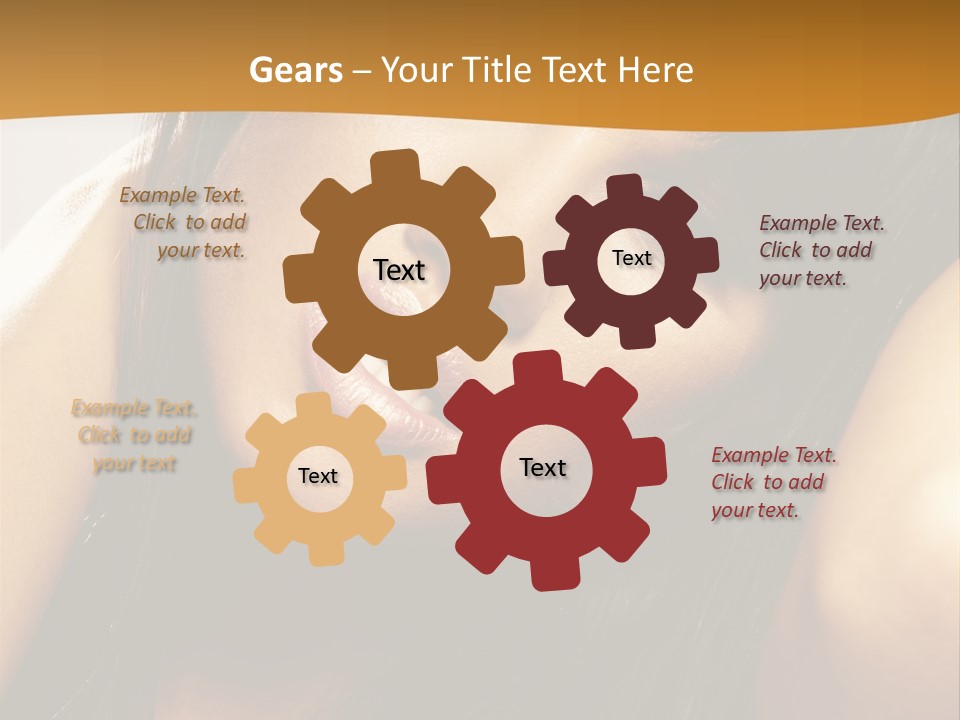 Light Studio Hairstyle PowerPoint Template