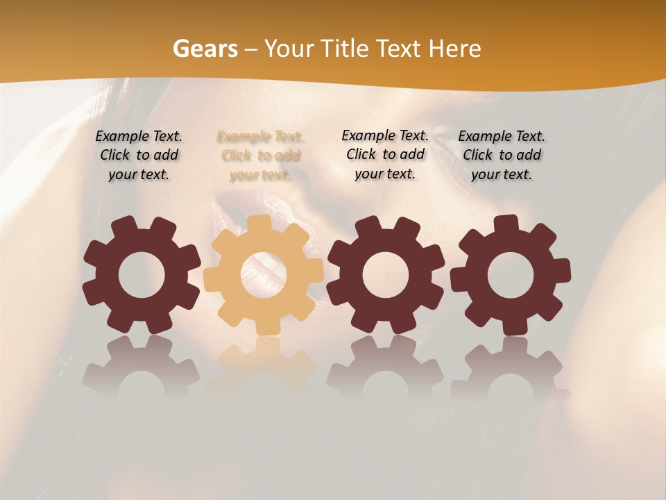 Light Studio Hairstyle PowerPoint Template