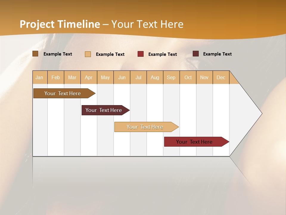 Light Studio Hairstyle PowerPoint Template