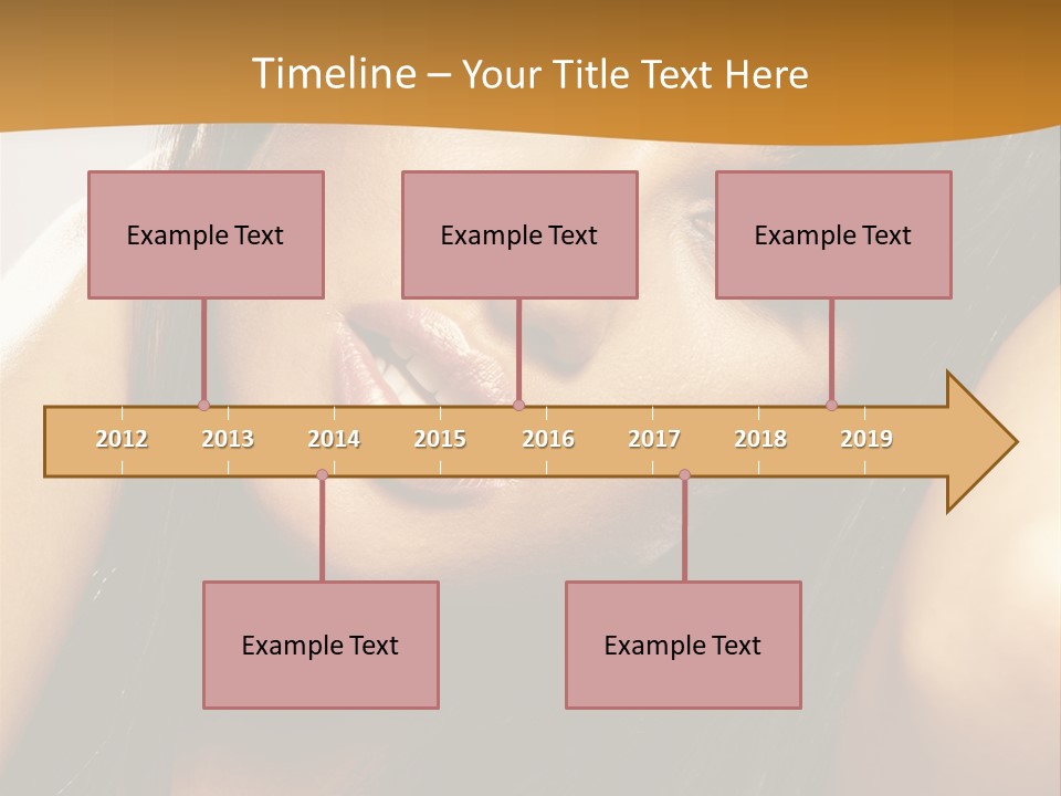 Light Studio Hairstyle PowerPoint Template