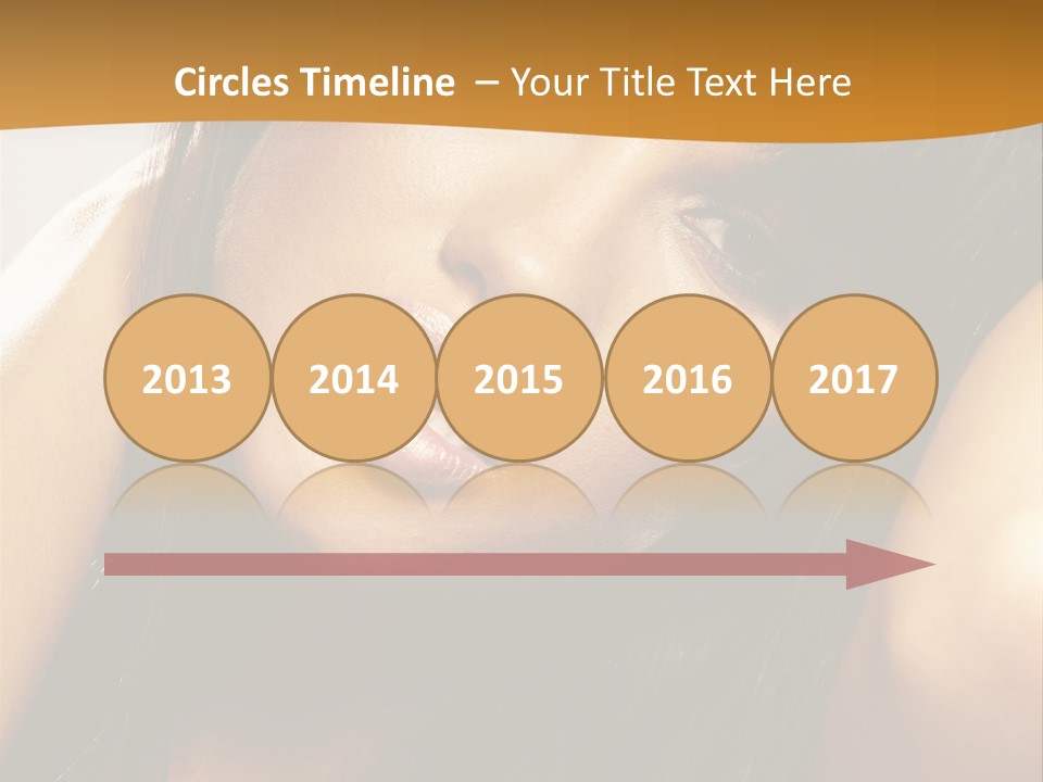 Light Studio Hairstyle PowerPoint Template