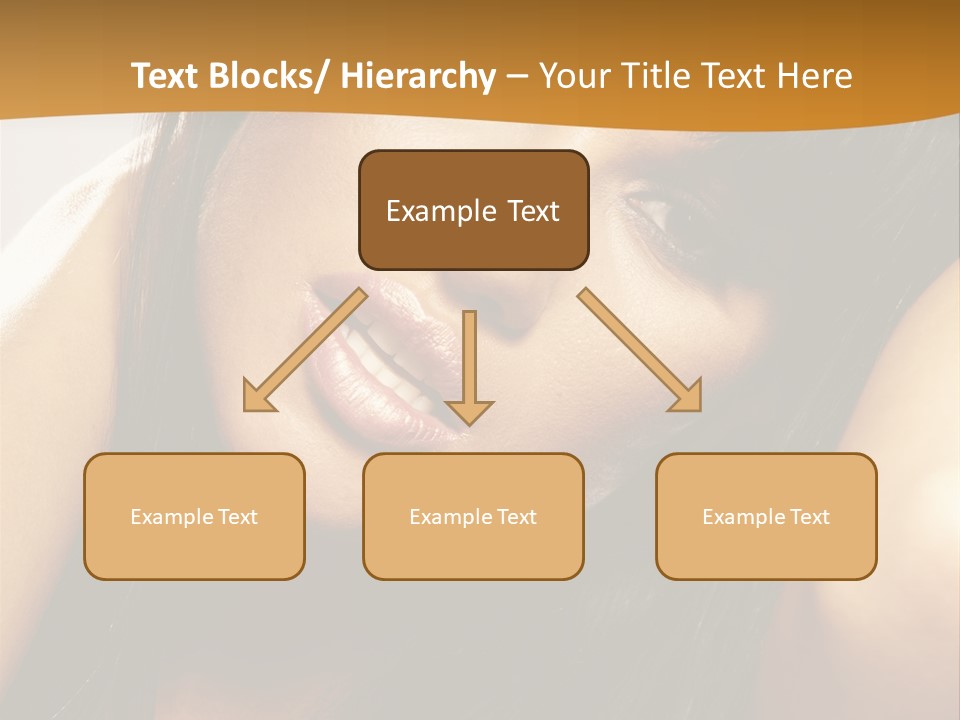 Light Studio Hairstyle PowerPoint Template