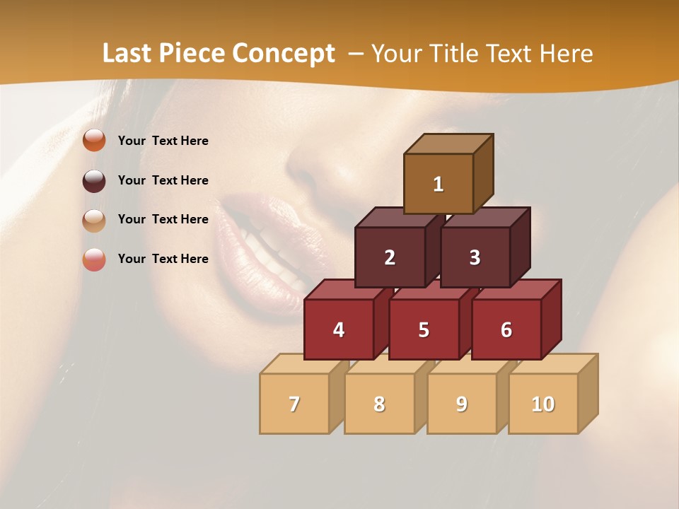 Light Studio Hairstyle PowerPoint Template