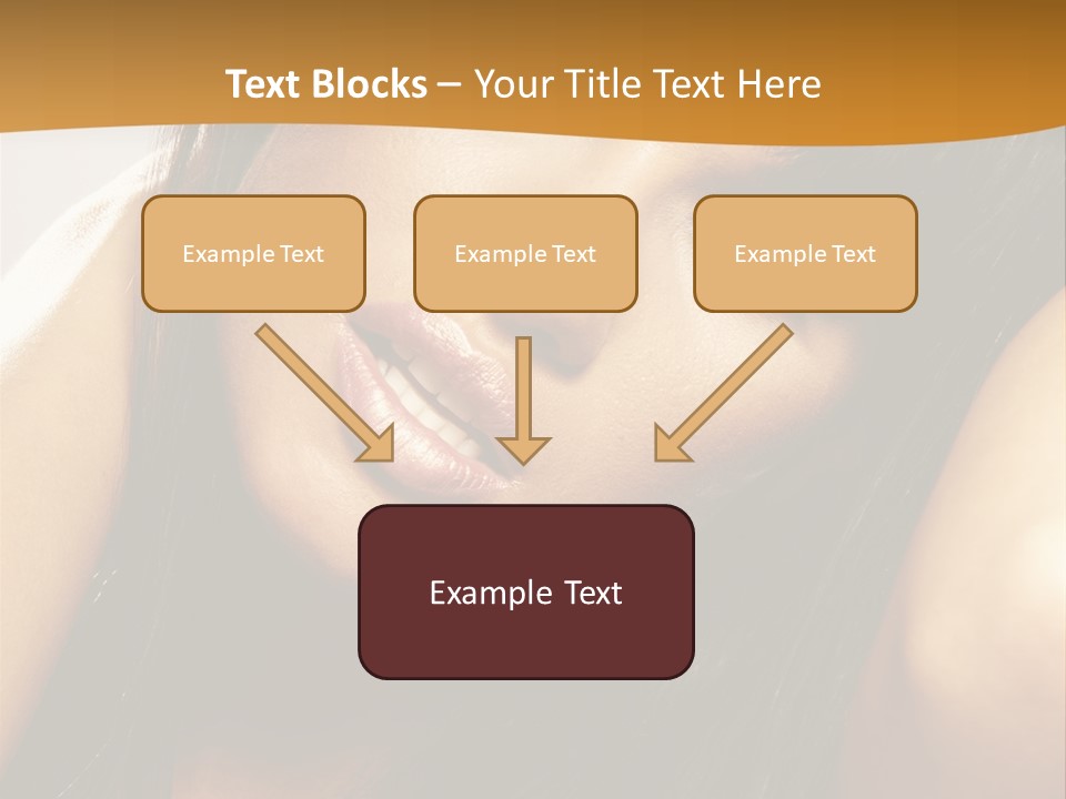 Light Studio Hairstyle PowerPoint Template