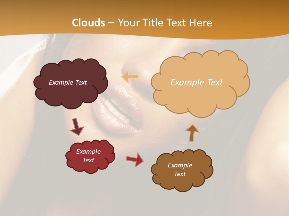 Light Studio Hairstyle PowerPoint Template