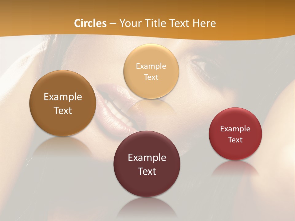 Light Studio Hairstyle PowerPoint Template