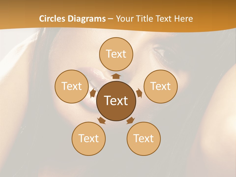 Light Studio Hairstyle PowerPoint Template