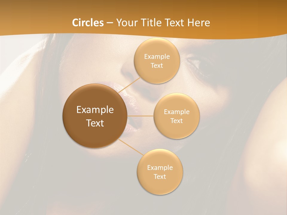 Light Studio Hairstyle PowerPoint Template