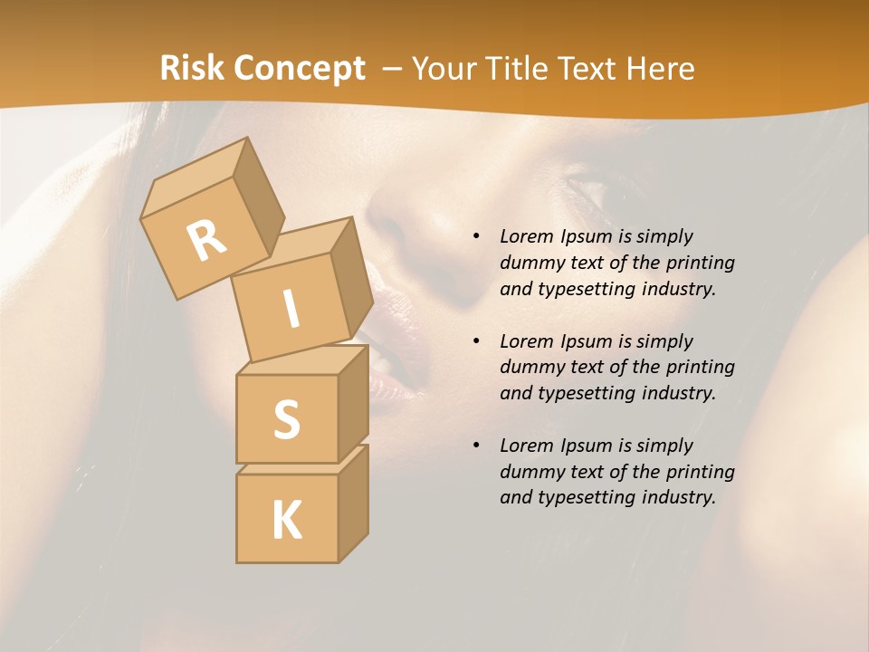 Light Studio Hairstyle PowerPoint Template