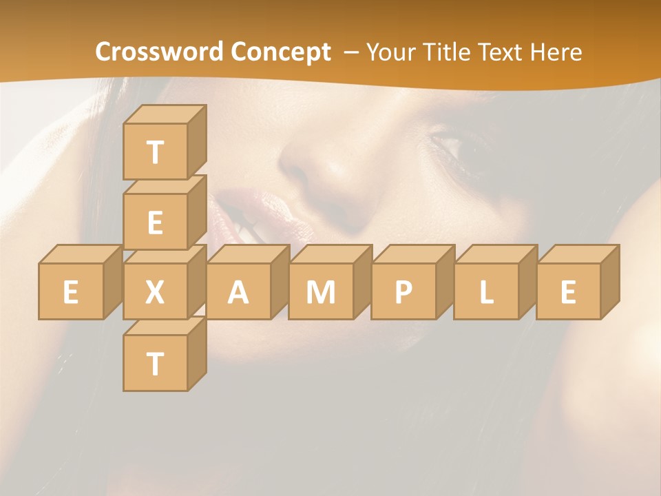 Light Studio Hairstyle PowerPoint Template