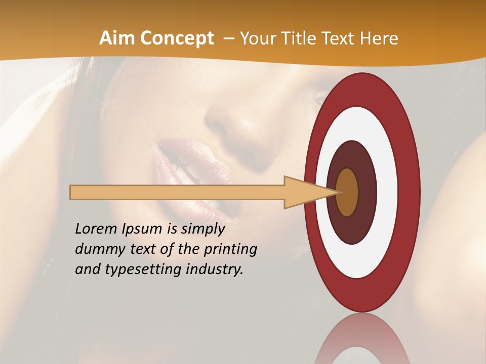 Light Studio Hairstyle PowerPoint Template