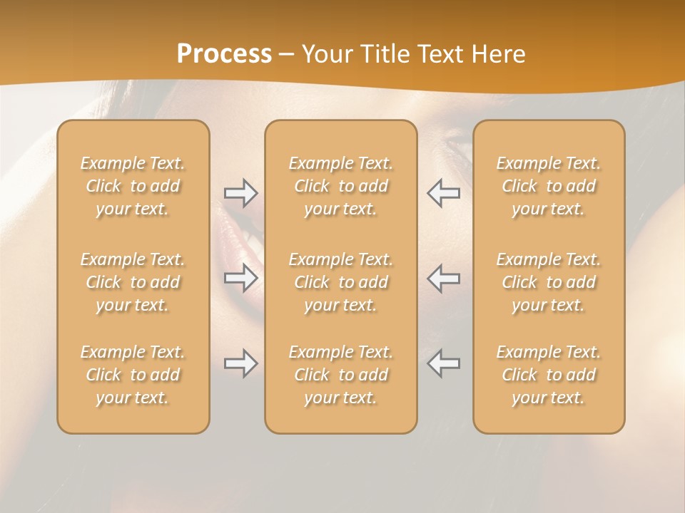 Light Studio Hairstyle PowerPoint Template