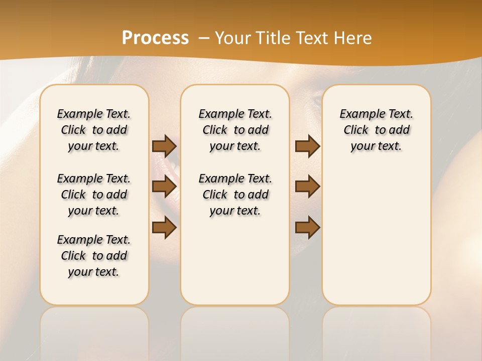Light Studio Hairstyle PowerPoint Template