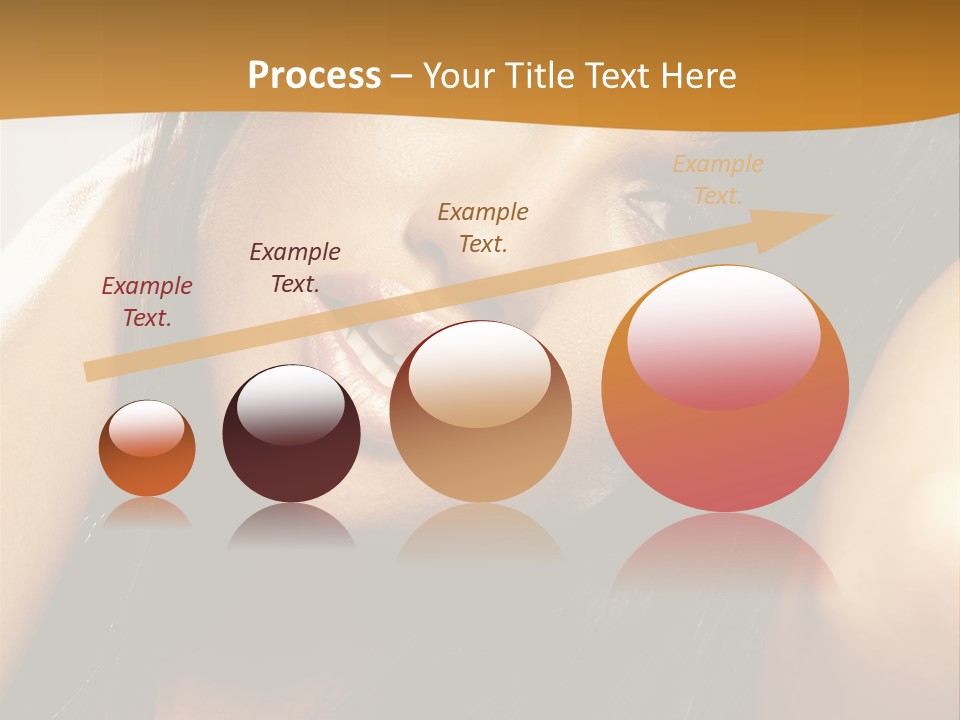 Light Studio Hairstyle PowerPoint Template