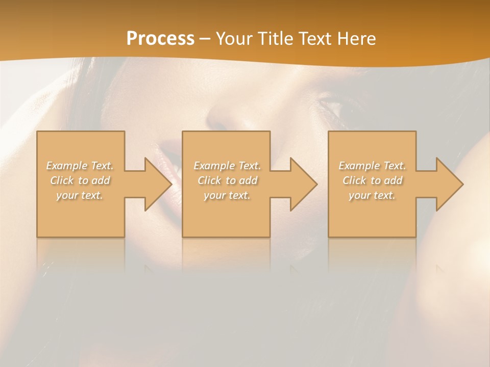 Light Studio Hairstyle PowerPoint Template