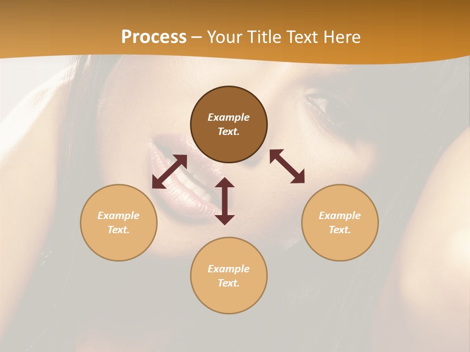 Light Studio Hairstyle PowerPoint Template