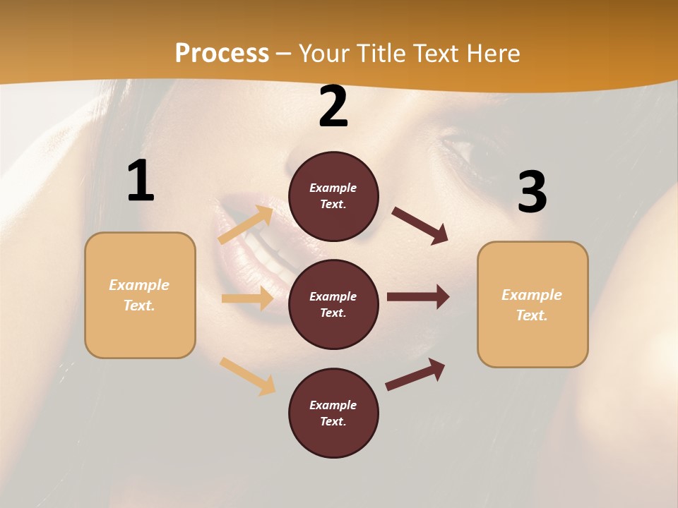 Light Studio Hairstyle PowerPoint Template