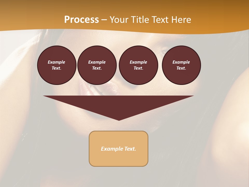 Light Studio Hairstyle PowerPoint Template