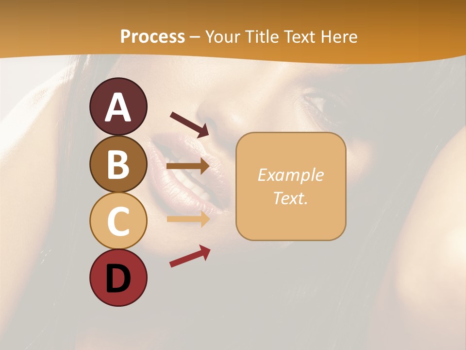 Light Studio Hairstyle PowerPoint Template