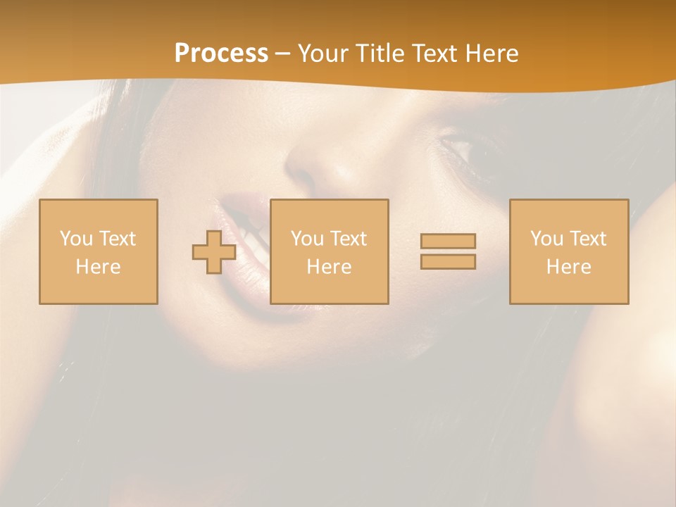 Light Studio Hairstyle PowerPoint Template