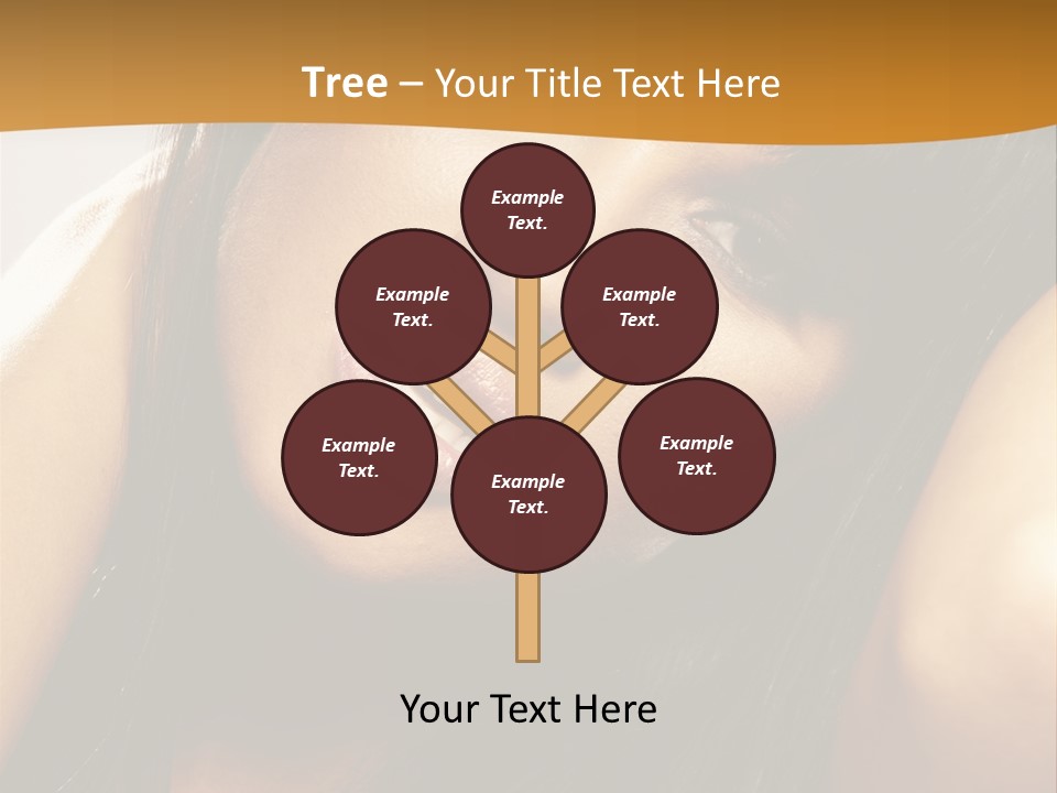 Light Studio Hairstyle PowerPoint Template