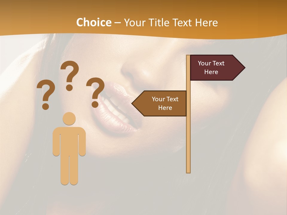 Light Studio Hairstyle PowerPoint Template