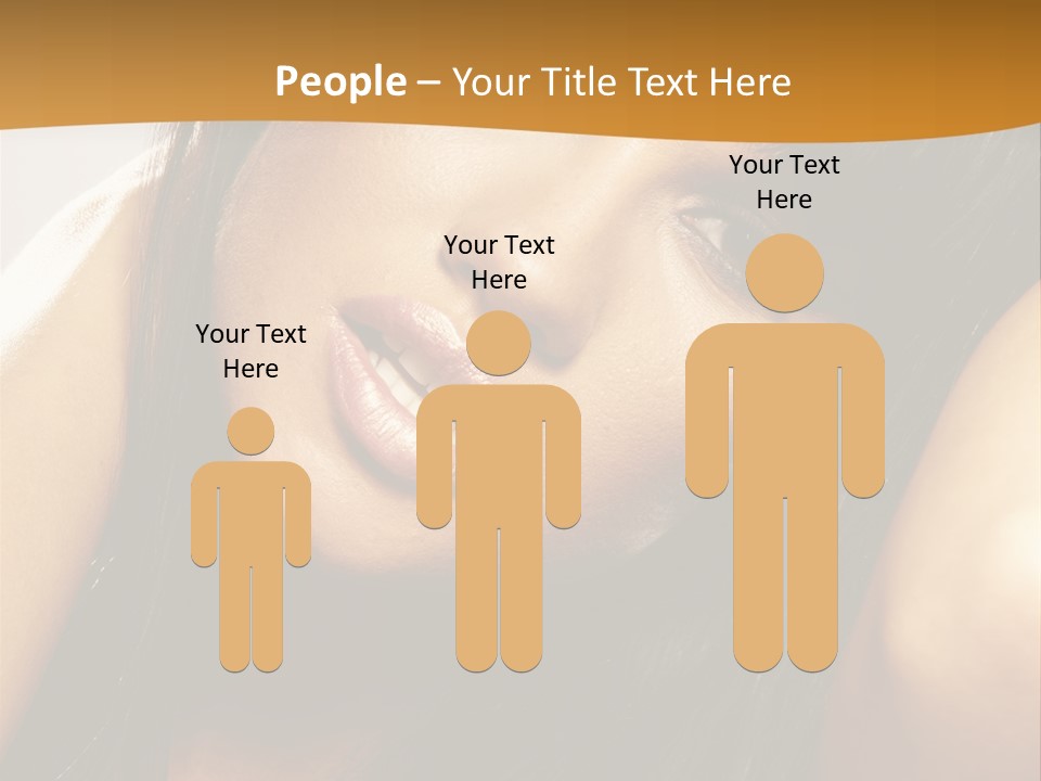 Light Studio Hairstyle PowerPoint Template