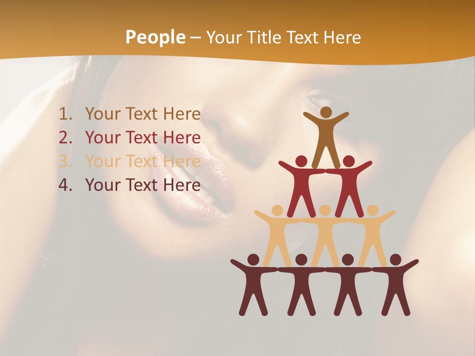 Light Studio Hairstyle PowerPoint Template