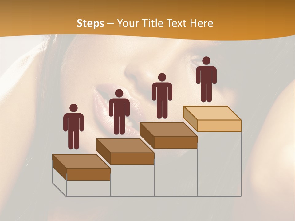 Light Studio Hairstyle PowerPoint Template